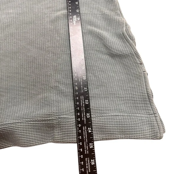 Athleta Blue textured knit women’s pullover hooded top SZ M - Picture 6 of 8